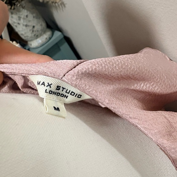 Max Studio Pink Ruffle Blouse - Picture 7 of 7